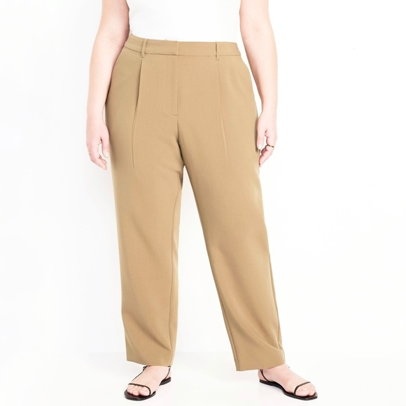 NEW Old Navy Pants Women’s 3X Extra High Rise Taylor Straight Leg Navy Trousers - Picture 1 of 9